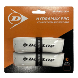 Squash omotávky DUNLOP Hydramax Pro PU grip - bílý